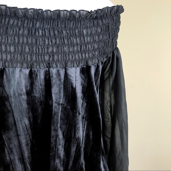 Band of Gypsies off the shoulder flare sleeve top - Picture 6 of 7